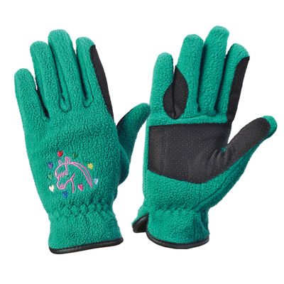 Ovation Kids Horse N Heart Fleece Gloves
