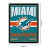 FOCO Miami Dolphins NFL Metal Tacker Wall Sign view 4