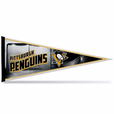Pittsburgh Penguins Felt Pennant 12x30 Puck Design