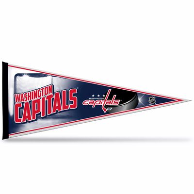 Washington Capitals Felt Pennant 12x30 Puck Design