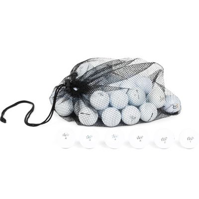 Clean Green Golf Balls Recycled Used Vice Golf Ball Mix - Good Condition Graded Balls - Includes GolfBalls and Mesh Carrying Bag (100)