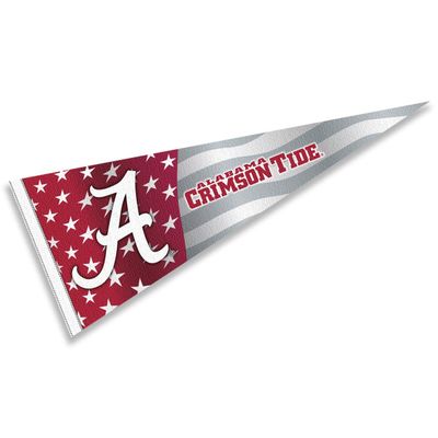 Alabama Crimson Tide Nation USA Stars and Stripes Pennant Pennant Banner Flag