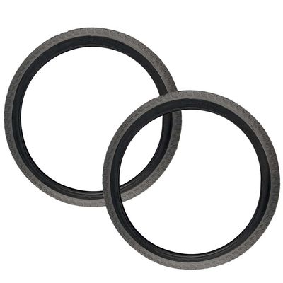 Bike Liq SE Bikes Bozack 24 X 2.4 Street Park Wheelie BMX Freestyle Front Back Tire Pair (Gray Black)
