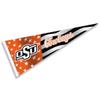 Oklahoma State Cowboys Nation USA Stars and Stripes Pennant Pennant Banner Flag view 1