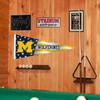 Michigan Team University Wolverines Nation USA Stars and Stripes Pennant Pennant Banner Flag view 2