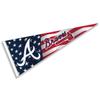 Braves Nation USA Stars and Stripes Pennant Full Size Pennant Flag
