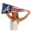 Braves Nation USA Stars and Stripes Pennant Full Size Pennant Flag view 4