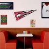 Arkansas Razorbacks Nation USA Stars and Stripes Pennant Pennant Banner Flag view 3