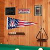 Arizona Wildcats Nation USA Stars and Stripes Pennant Pennant Banner Flag view 2