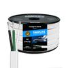 10 Gauge 3 Conductor Marine Wire - 20 ft Triplex Flat Marine Grade Wire Tinned Copper Oxygen-Free Insulated - 10/3 AWG UL 1426 Standard PVC Wire for Boat, Automotive, Speakers, Camper & Trailers view 1
