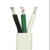 10/3 AWG UL 1426 (The Real Thing) Triplex Flat Marine Wire - Tinned Copper Boat Cable - 45 Feet - White PVC Jacket view 2