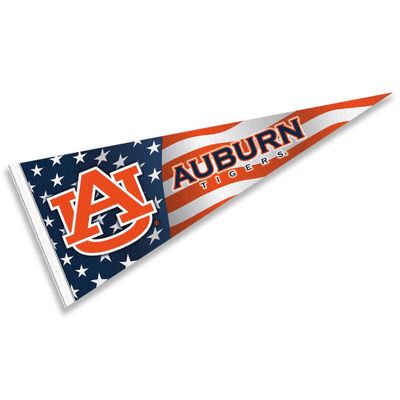 Auburn Nation USA Stars and Stripes Pennant Pennant Banner Flag