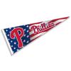 Phillies Nation USA Stars and Stripes Pennant Full Size Pennant Flag view 1