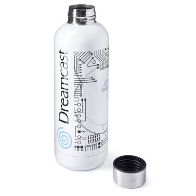 Numskull Official Dreamcast White Bowling Pin Style Water Bottle, One Size