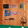 Kansas KU Jayhawks Nation USA Stars and Stripes Pennant Pennant Banner Flag view 2