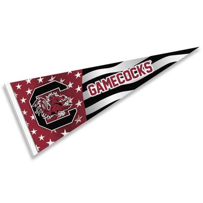 South Carolina Gamecocks Nation USA Stars and Stripes Pennant Pennant Banner Flag