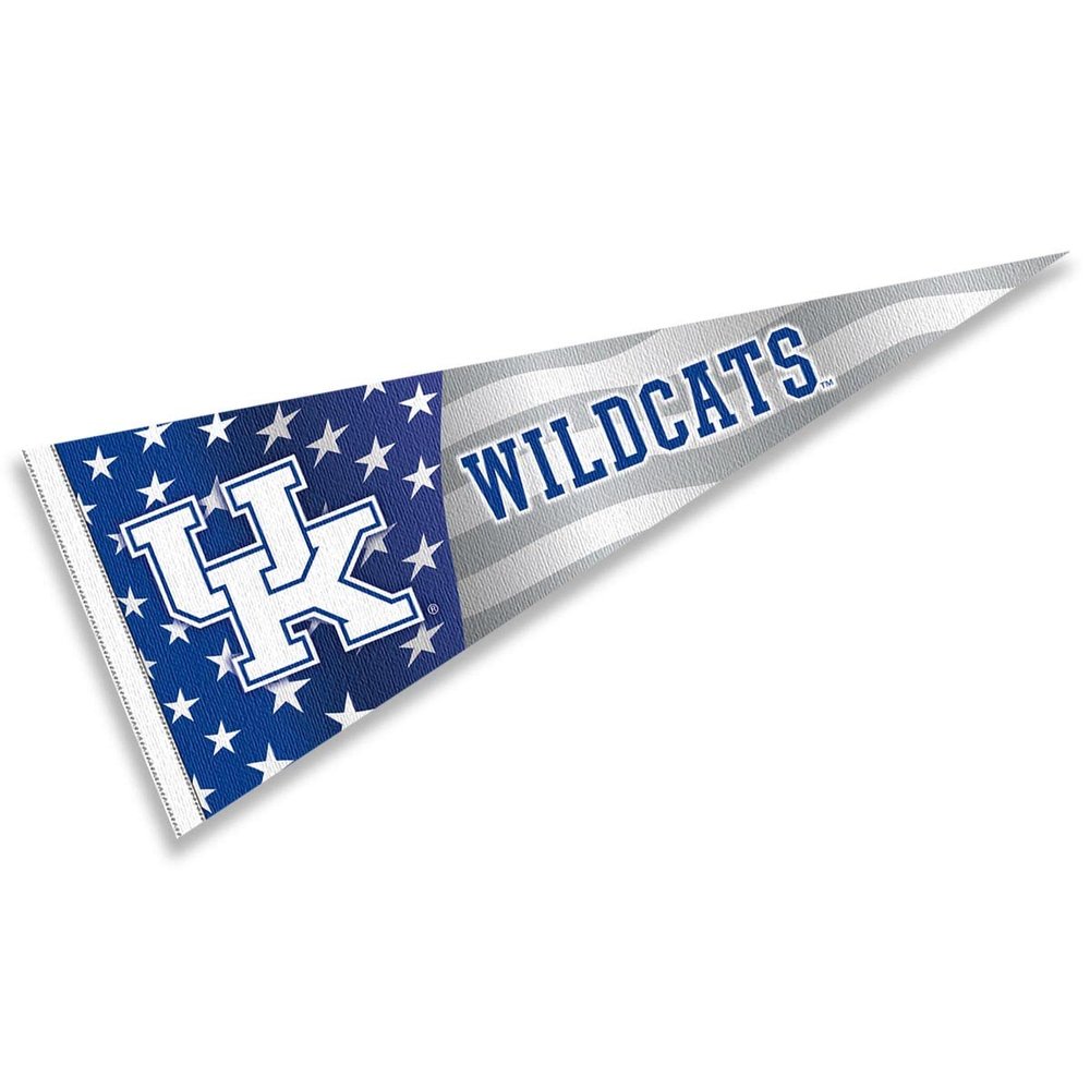 Kentucky Wildcats Nation USA Stars and Stripes Pennant Pennant Banner Flag
