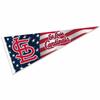 Cardinals Nation USA Stars and Stripes Pennant Full Size Pennant Flag view 1