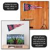 Cardinals Nation USA Stars and Stripes Pennant Full Size Pennant Flag view 3