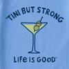 Life is Good Women's Crusher Vee 'Tini but Strong, Size XL, Cornflower Blue view 2