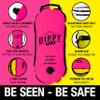 Wild Swim Buoy for Open Water Swimmers | Waterproof Tow Float Swim Bubble for Adults | Triathlon Buoy Float | Swimmer Gear | Wild Swimming Accessories view 4