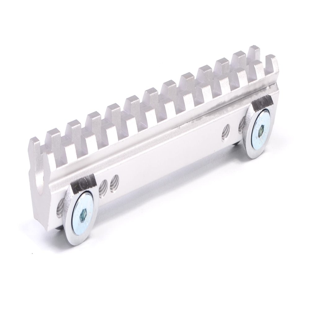 Hammers Stainless Silver Scope Adapter Base Rail Mount Picatinny Weaver for Ruger 96/44 77/22 77/44 77/ML Mini-14 Ranch Mini-30