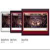 USC Trojans Basketball - 40.25x13.75-inch Standard Framed Print by Blakeway Panoramas view 2