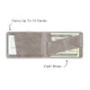 Andar The Ranger Leather Slim RFID Blocking Minimalist Bifold Wallet with Money Clip made of Full Grain Leather (Stone Gray) view 4