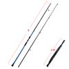 Fiblink Surf Spinning Fishing Rod Carbon Travel Surf Rod 2 Piece Saltwater Spinning Fishing Rod 10' view 2