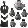 Bilbear Golf Club Head Covers Set Wood Golf Head Covers Putter Head Covers Set of 4 (Black) view 4