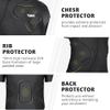 TOUYR Men's Padded Compression Shirt and Pants Training Vest Sleeveless T-Shirt and Short Set Ribs Back Thighs and Buttocks Elbow Knee Protector - Football Soccer Basketball Hockey Protective Gear view 3