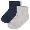Gymboree Boys And Toddler Midi 2-pack Socks, Navy/White 2 Pack, 10-12 US view 1