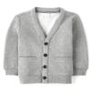 Gymboree Boys and Toddler Long Sleeve Zip Up Hoodie and Cardigan Sweaters, Heather Grey, 6 view 1