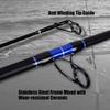 Fiblink Surf Spinning Fishing Rod Carbon Travel Surf Rod 4 Piece Saltwater Spinning Fishing Rod 15' view 3