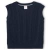 Gymboree Boys and Toddler V-Neck Cable Knit Sweater Vest, Navy Slate, 8 view 1