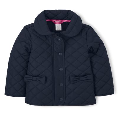 Gymboree Girls and Toddler Dressy Coat, Navy Slate, 8