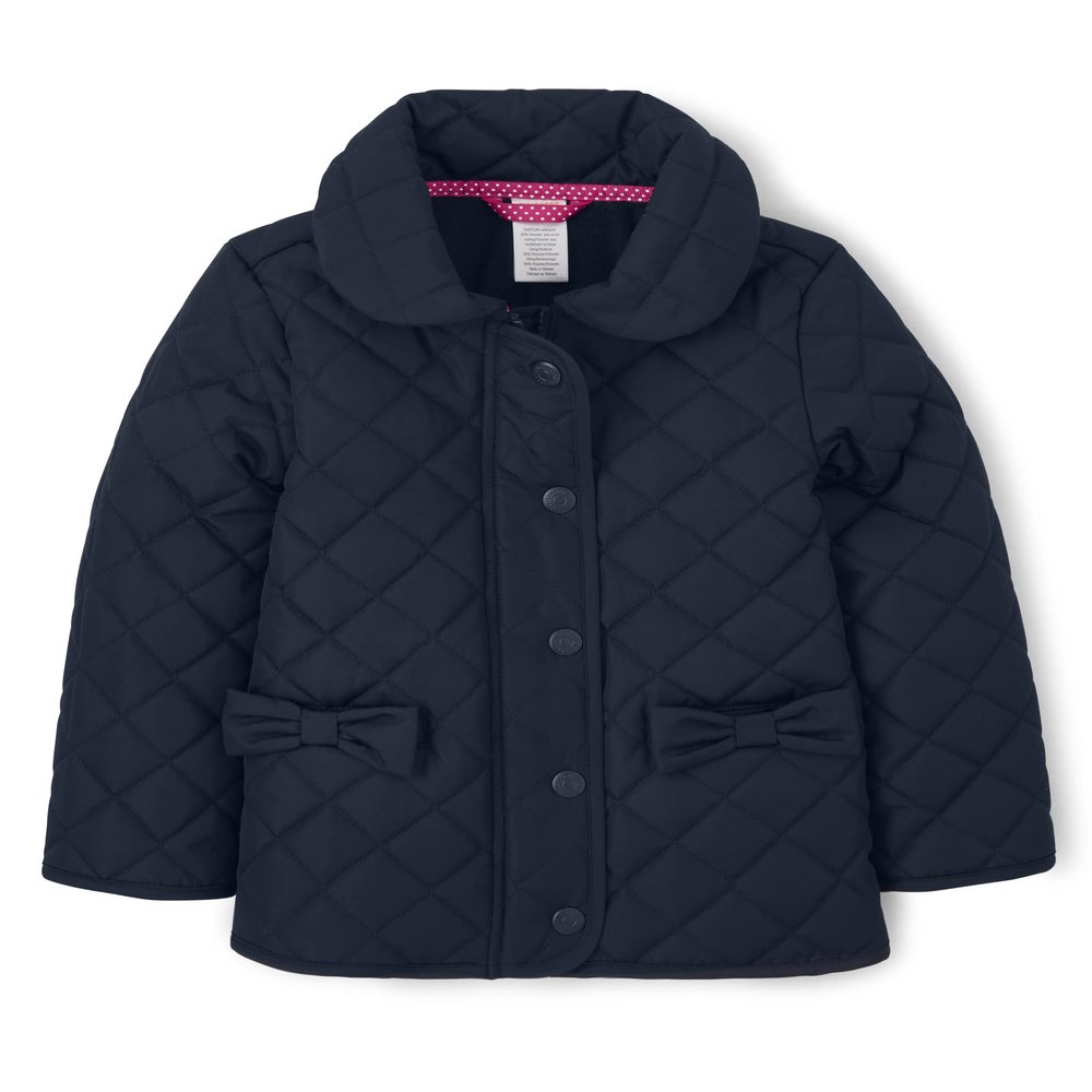 Gymboree Girls and Toddler Dressy Coat, Navy Slate, 8