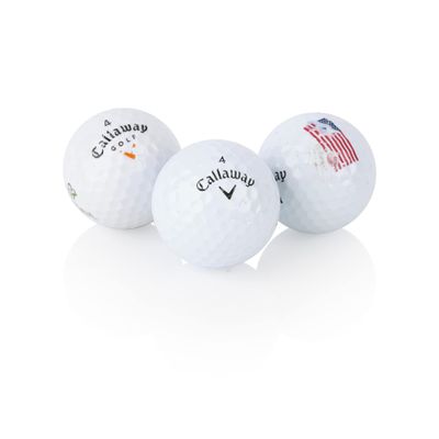 48 Used Golf Balls for Callaway Mix (Warbird, Superhot, HX Diablo, Other Models) - Near Mint Condition (4A)