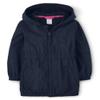 Gymboree Girls and Toddler Lightweight Windbreaker Jacket, Navy Slate, 3T view 1