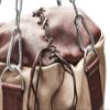 Modest Vintage Player Retro Cream/Brown Leather Heavy Punching Bag (UN-Filled) (5 Foot) view 2