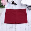Linjinx Girls Boy-Cut Low Rise Activewear Dance Booty Shorts for Yoga Sports Workout Tumbling Athletic Gymnastics Burgundy 6 Years view 3