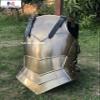 Nautical-Mart Metal Armor Breastplate for LARP Women Armor Halloween Costume, brown antique view 4