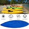 Universal Kayak Cover 420D Oxford Fabric Canoe Boat Storage Cover Waterproof UV Resistant Dust Protector,Blue,Fit 5.1m to 5.5m Kayak view 3