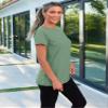AUTOMET Women's Soft Basic Short Sleeve T-Shirt, Round Neck Tops Summer Casual Tee for Spring Shirts Clothes Everyday Wear 02lightgreen S view 3