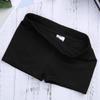 Linjinx Girls Boy-Cut Low Rise Activewear Dance Booty Shorts for Yoga Sports Workout Tumbling Athletic Gymnastics Black 10 Years view 3