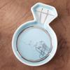 Kate Aspen Diamond Ring Trinket Dish - Jewelry Holder Ring Dish, Engagement Gifts for Couples, Bridal Shower Gifts, Bride to Be or Wedding Ring Dish - Ceramic Something Blue Gift for Bride view 4