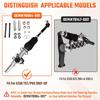 CLUBRALLY EZGO TXT/PDS Golf Cart Bushing Spindle King Pin Tube,Claw Copper Sleeve Kit, OEM#70648-G01, 70749G01, 70745G01 view 2