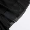 Maryia Sexy Black Mesh Sheer Swim Stretch Beach Shorts for Women See Through Fishnet Ruffle Mini Skirts Wrap Bottoms view 2