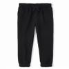 Gymboree Boys and Toddler Fleece Jogger Sweatpants, Black, 3T view 1