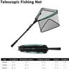 Floating Landing Fishing Net Folding Fishing Net Telescoping Fishing Nets Handle Coated Landing Net for Easy Catch & Release Kids Saltwater and Freshwater Use (Black-98-inch) view 2